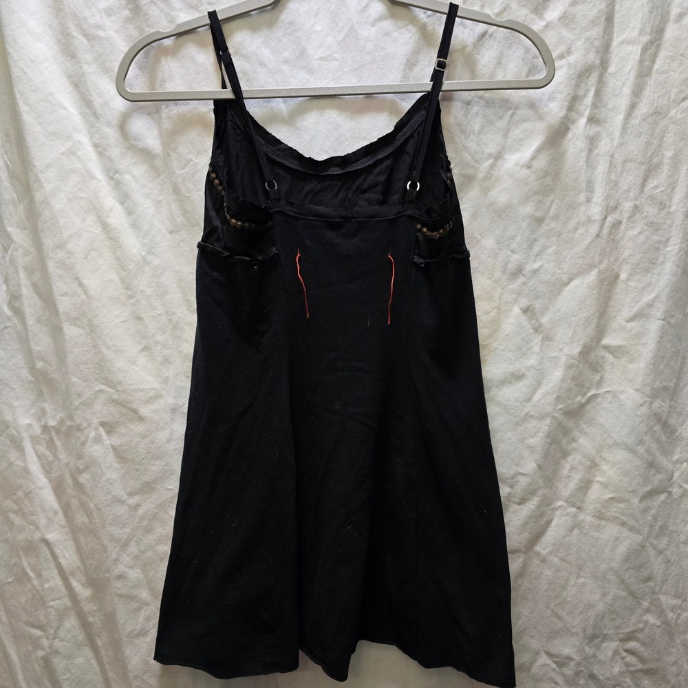 A Common Thread Black Beaded Camisole Tank Top Size Small Boho Hippie - Picture 6 of 7